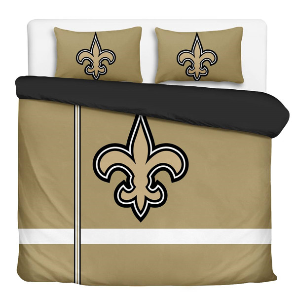 New Orleans Saints 3-Pieces Full Bedding 001
